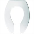 Church Seat Church Seat 9400SSCT 000 Elongated Open Front Toilet Seat in White 9400SSCT 000